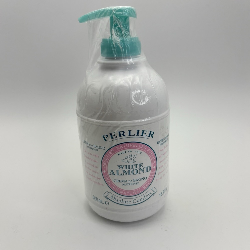 Perlier White‎ Almond Bath & Shower Cream 16.9 fl oz - New Sealed W/Pump